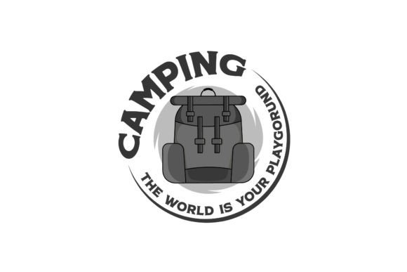 Download Vintage Backpack Logo Icon Vector Design - Vintage backpack Collection
